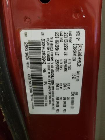Photo 14 from auction – 2004 CHRYSLER TOWN & COU with VIN 2C4GP54L24R596462