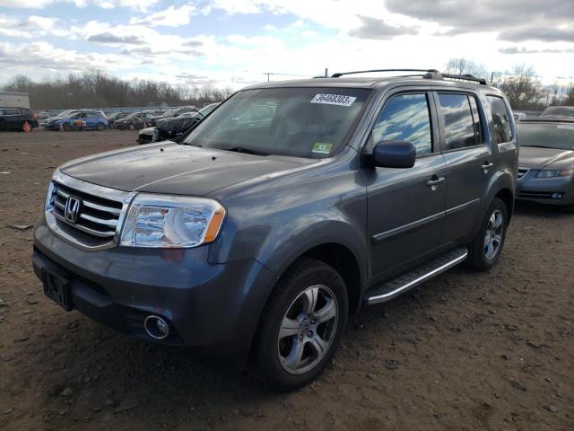 HONDA PILOT EXL 2012 with VIN 5FNYF4H57CB040431 - Photo from auction