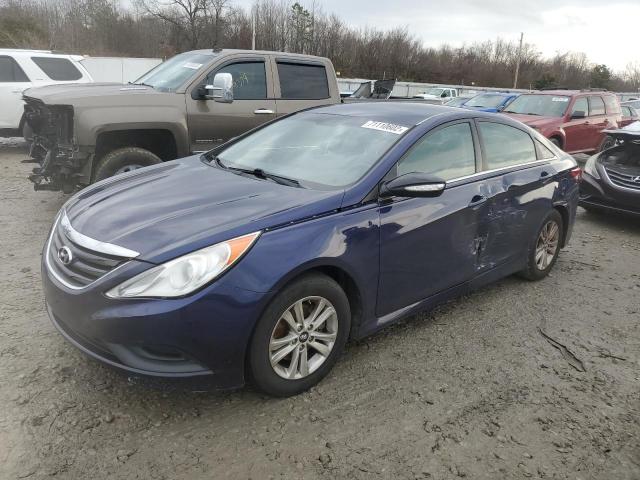 HYUNDAI SONATA GLS 2014 with VIN 5NPEB4AC5EH877190 - Photo from auction