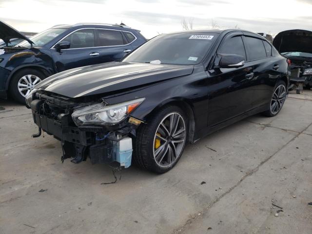 INFINITI Q50 BASE 2014 with VIN JN1BV7APXEM677316 - Photo from auction