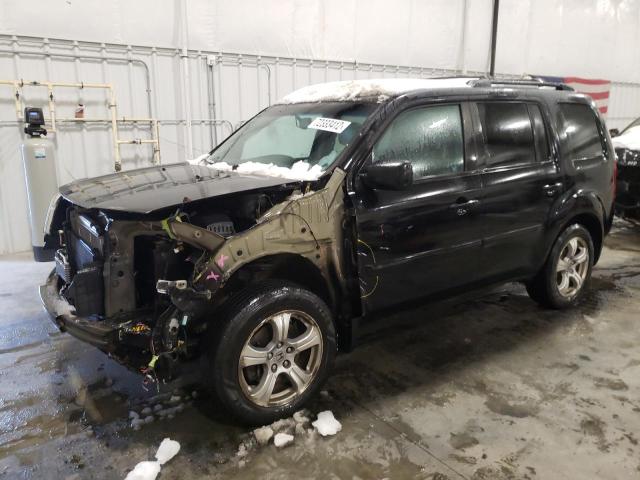 HONDA PILOT EXL 2012 with VIN 5FNYF4H65CB006545 - Photo from auction