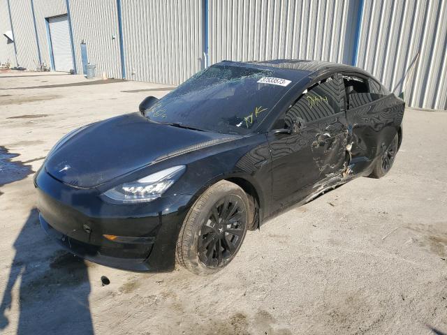 TESLA MODEL 3 2021 with VIN 5YJ3E1EA3MF856566 - Photo from auction