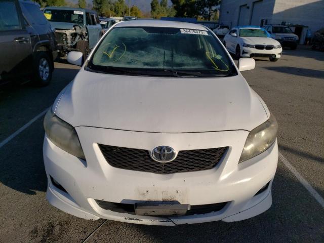Photo 5 from auction – 2009 TOYOTA COROLLA BA with VIN 1NXBU40E59Z075763