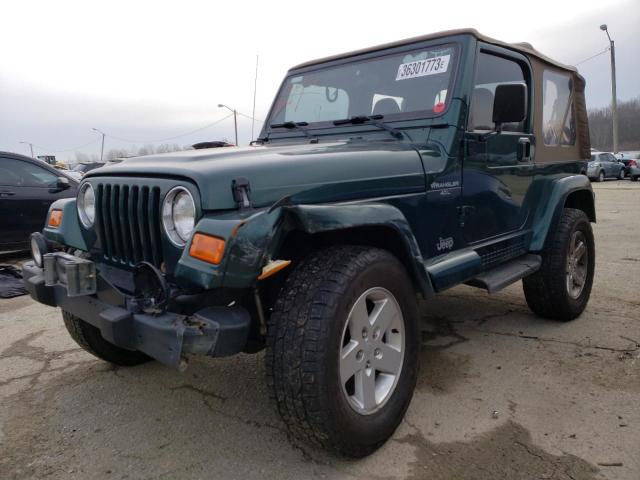 JEEP WRANGLER / 2000 with VIN 1J4FA59S6YP782147 - Photo from auction
