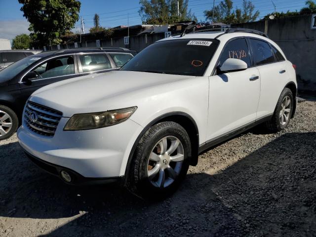 INFINITI FX35 2005 with VIN JNRAS08W75X216014 - Photo from auction