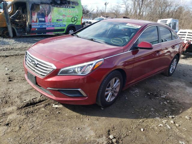 HYUNDAI SONATA SE 2016 with VIN 5NPE24AF3GH263610 - Photo from auction