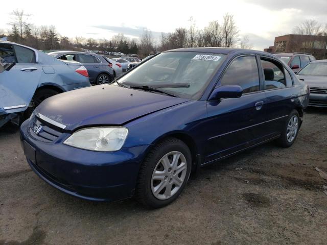 HONDA CIVIC EX 2003 with VIN 2HGES26733H604031 - Photo from auction