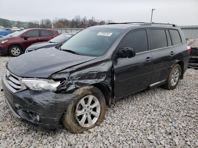 TOYOTA HIGHLANDER 2012 with VIN 5TDBK3EHXCS163906 - Photo from auction