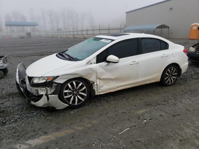 HONDA CIVIC EXL 2015 with VIN 19XFB2F96FE000574 - Photo from auction