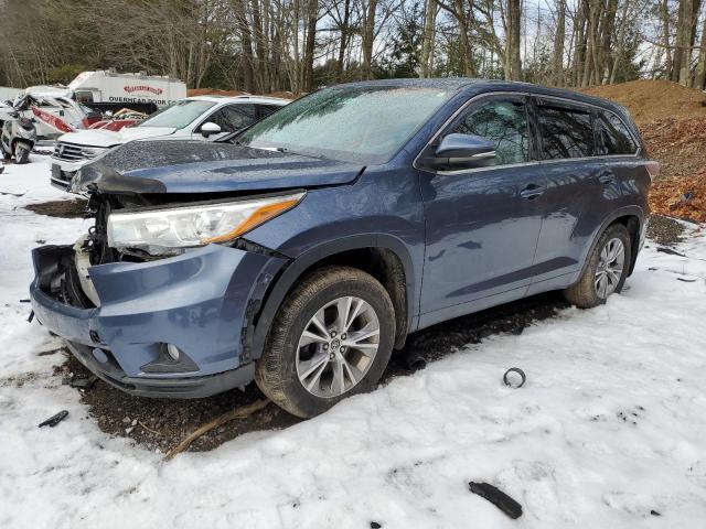 TOYOTA HIGHLANDER 2016 with VIN 5TDBKRFH0GS247112 - Photo from auction