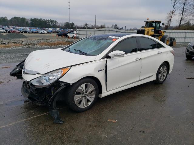 HYUNDAI SONATA HYB 2013 with VIN KMHEC4A46DA050421 - Photo from auction