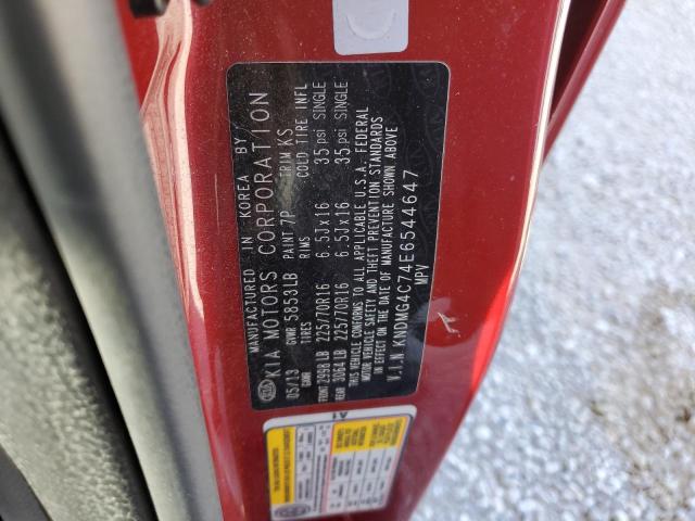 Photo 14 from auction – 2014 KIA SEDONA LX with VIN KNDMG4C74E6544647