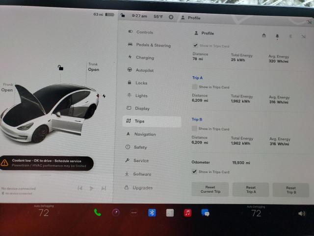 Photo 9 from auction – 2021 TESLA MODEL 3 with VIN 5YJ3E1EC7MF044589