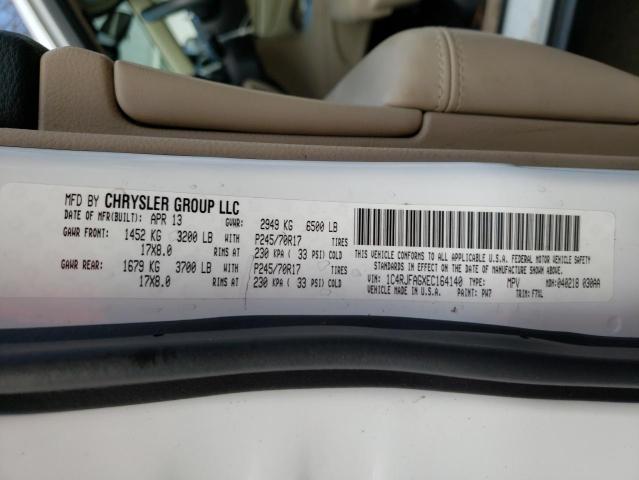 Photo 14 from auction – 2014 JEEP GRAND CHER with VIN 1C4RJFAGXEC164140