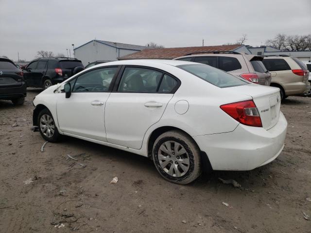 Photo 2 from auction – 2012 HONDA CIVIC 4D with VIN 19XFB2F5XCE044652