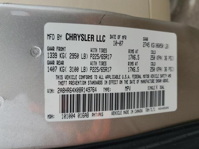 Photo 14 from auction – 2008 CHRYSLER TOWN & COU with VIN 2A8HR64X08R149764