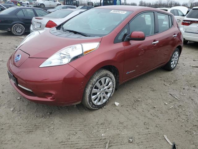 NISSAN LEAF S 2015 with VIN 1N4AZ0CP8FC330517 - Photo from auction