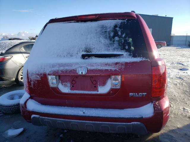 Photo 6 from auction – 2005 HONDA PILOT EXL with VIN 5FNYF18505B032298