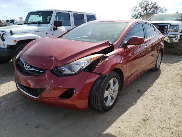 HYUNDAI ELANTRA GL 2012 with VIN KMHDH4AE2CU469921 - Photo from auction