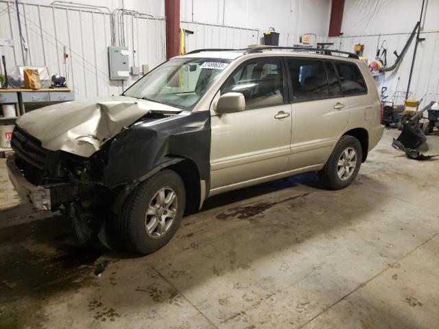 TOYOTA HIGHLANDER 2002 with VIN JTEHF21A720065172 - Photo from auction