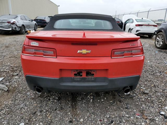 Photo 6 from auction – 2015 CHEVROLET CAMARO LT with VIN 2G1FF3D30F9185396
