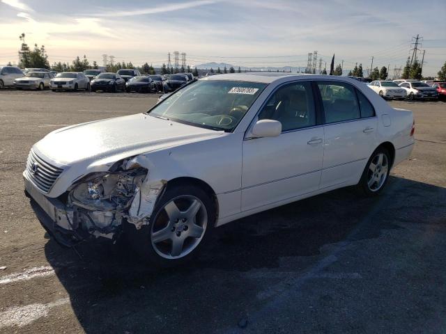 LEXUS LS 430 2005 with VIN JTHBN36F655018874 - Photo from auction