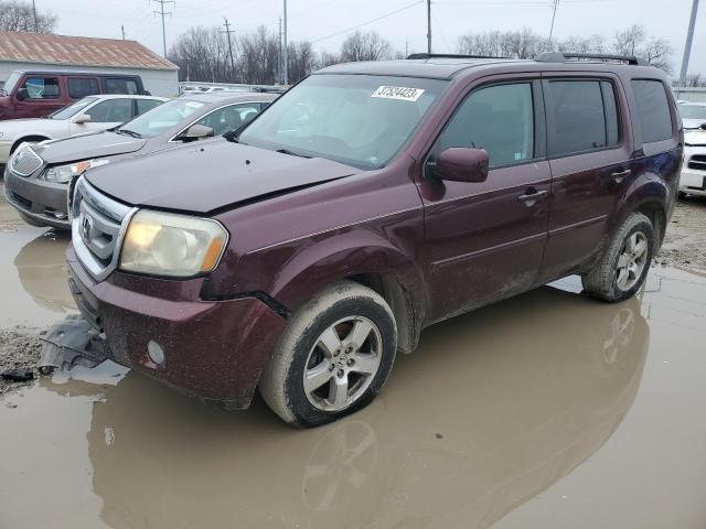 HONDA PILOT EXL 2011 with VIN 5FNYF4H5XBB050272 - Photo from auction