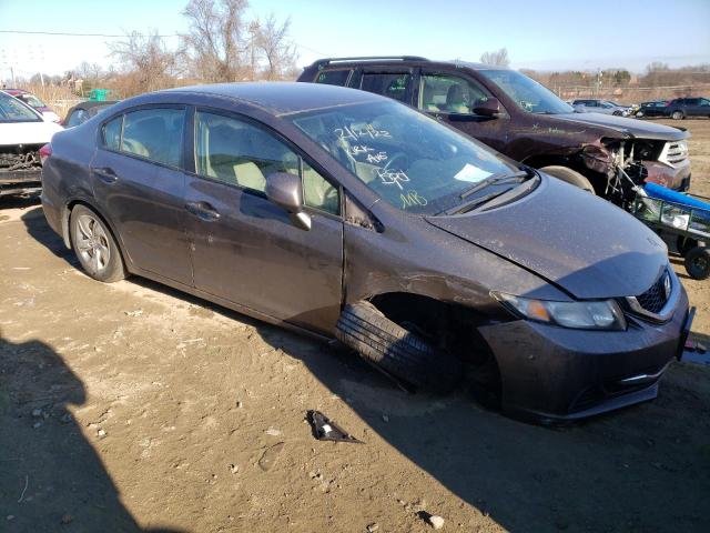 Photo 4 from auction – 2013 HONDA CIVIC LX with VIN 19XFB2F5XDE293065