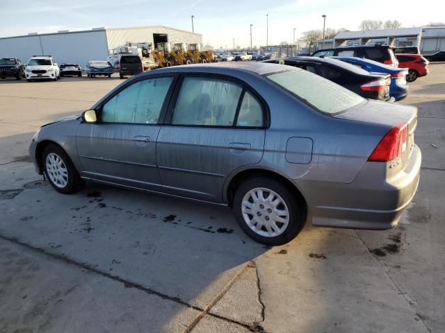 Photo 2 from auction – 2005 HONDA CIVIC LX with VIN 2HGES16635H627796