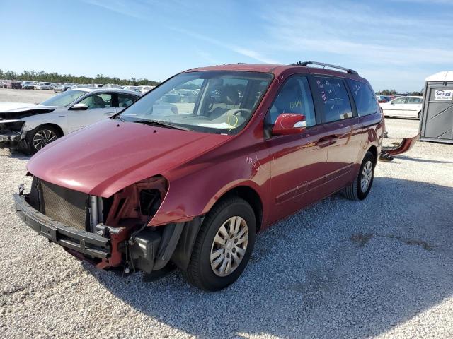 KIA SEDONA LX 2014 with VIN KNDMG4C74E6544647 - Photo from auction