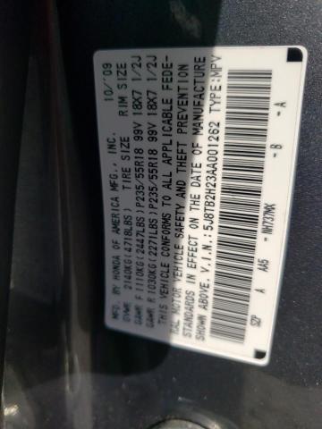 Photo 14 from auction – 2010 ACURA RDX with VIN 5J8TB2H23AA001262