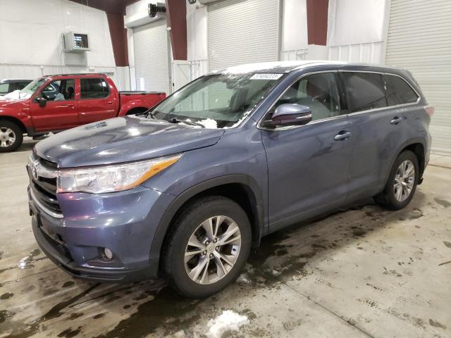 TOYOTA HIGHLANDER 2015 with VIN 5TDJKRFH5FS103596 - Photo from auction