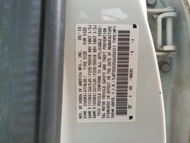 Photo 14 from auction – 2010 ACURA RDX with VIN 5J8TB2H25AA004311