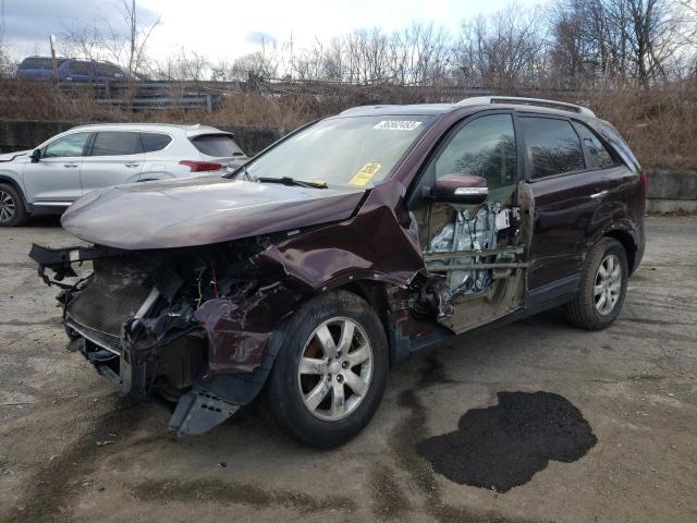 KIA SORENTO LX 2013 with VIN 5XYKT4A22DG314532 - Photo from auction