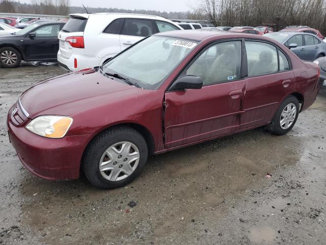 Photo 1 from auction – 2003 HONDA CIVIC LX with VIN 2HGES16593H605872