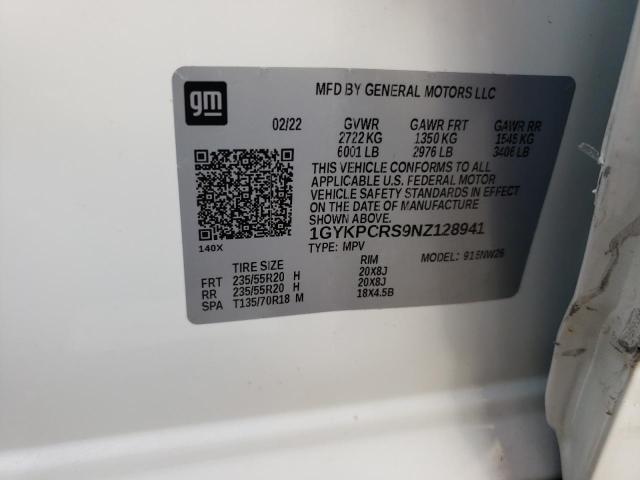 Photo 14 from auction – 2022 CADILLAC XT6 PREMIU with VIN 1GYKPCRS9NZ128941