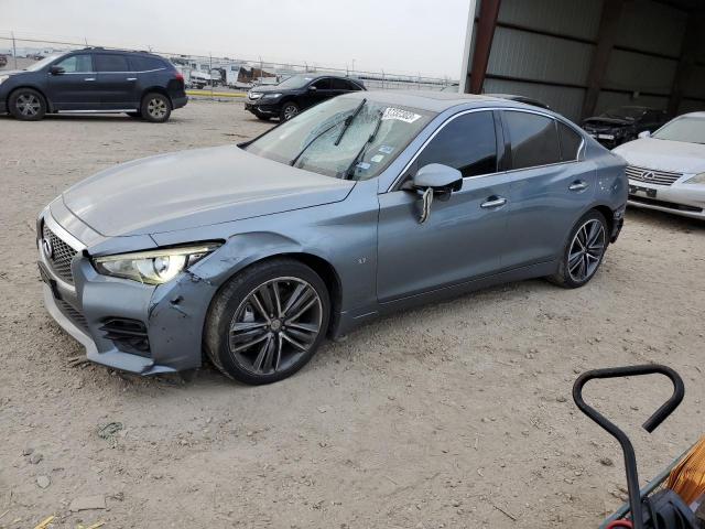 INFINITI Q50 BASE 2015 with VIN JN1BV7AR9FM412227 - Photo from auction