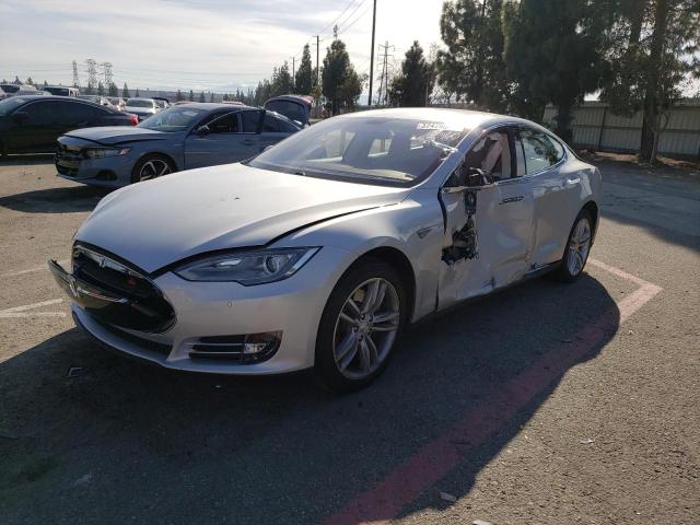 TESLA MODEL S 2014 with VIN 5YJSA1H15EFP32593 - Photo from auction