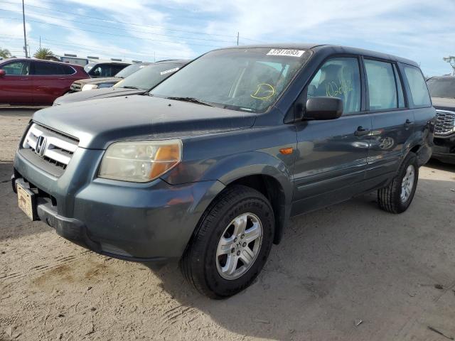 HONDA PILOT LX 2006 with VIN 2HKYF18106H532512 - Photo from auction