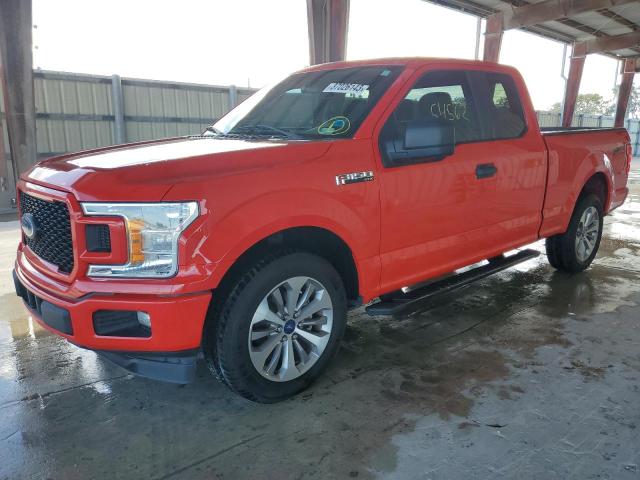 FORD F150 SUPER 2018 with VIN 1FTEX1CGXJFB21911 - Photo from auction