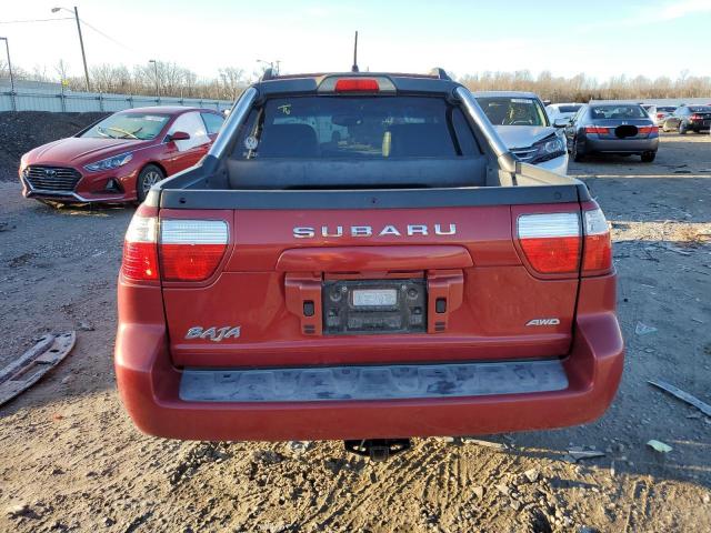 Photo 6 from auction – 2005 SUBARU BAJA TURBO with VIN 4S4BT63C055101392