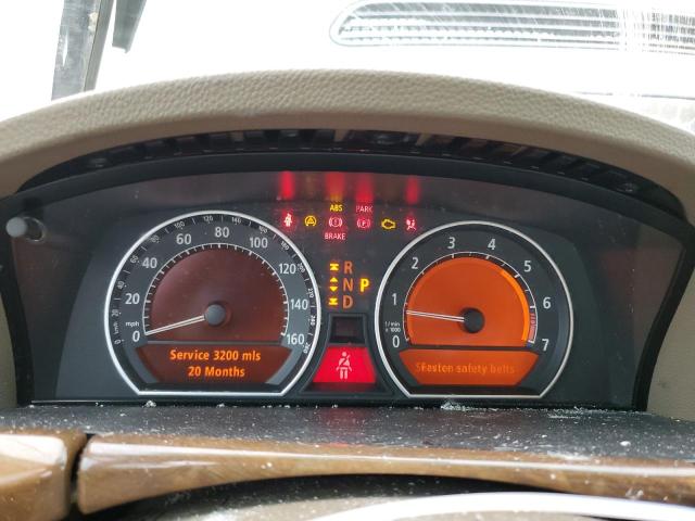 Photo 9 from auction – 2003 BMW 745 LI with VIN WBAGN63443DS43550