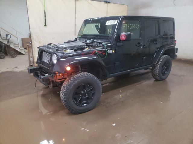 JEEP WRANGLER U 2016 with VIN 1C4BJWEG9GL192008 - Photo from auction