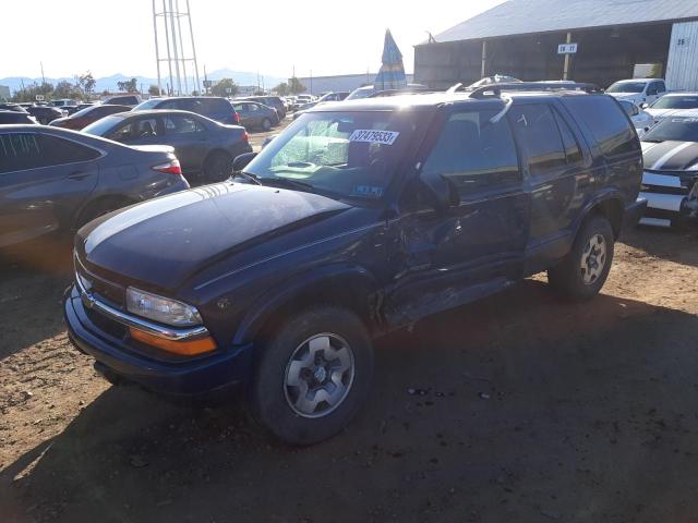 CHEVROLET BLAZER 2002 with VIN 1GNDT13WX2K138724 - Photo from auction