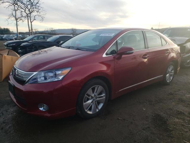 LEXUS HS 250H 2011 with VIN JTHBB1BA3B2046345 - Photo from auction