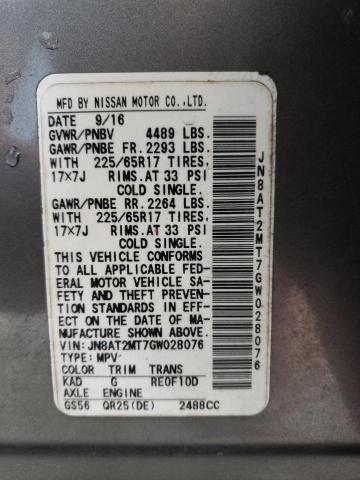 Photo 14 from auction – 2016 NISSAN ROGUE S with VIN JN8AT2MT7GW028076