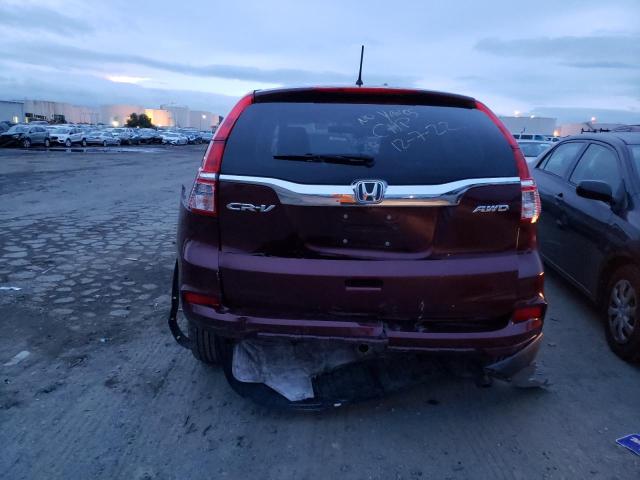 Photo 6 from auction – 2016 HONDA CR-V EX with VIN 2HKRM4H59GH689570