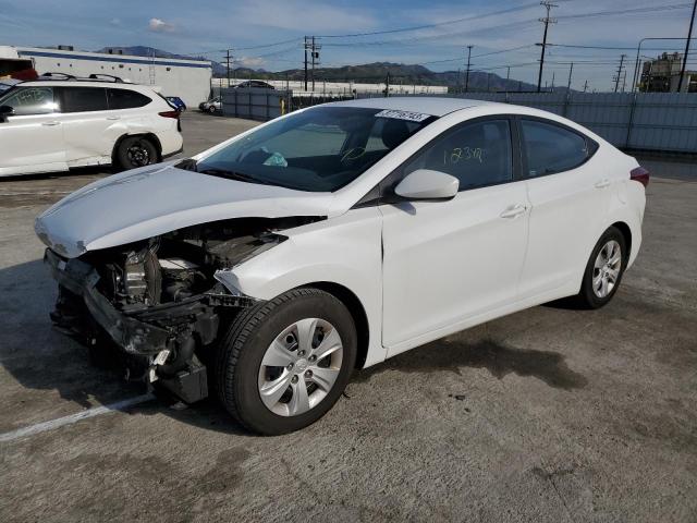 HYUNDAI ELANTRA SE 2016 with VIN 5NPDH4AE6GH721240 - Photo from auction