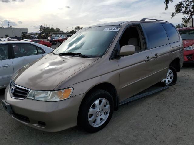 HONDA ODYSSEY EX 2003 with VIN 5FNRL18603B129309 - Photo from auction
