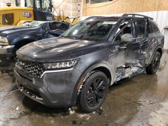 KIA SORENTO 2022 with VIN 5XYRLDLCXNG147617 - Photo from auction